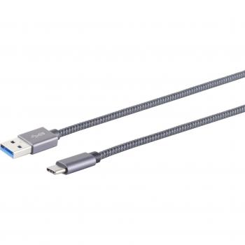 USB-A Adapterkabel, USB-C®, 3.2 Gen 2, Pro, 1m