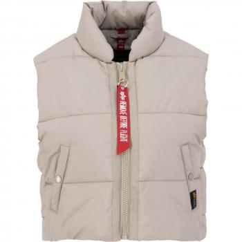 Doudoune beige vintage femme Alpha Industries