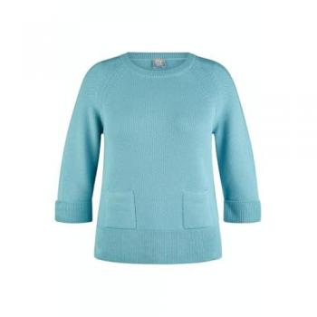 RABE 3/4 Arm Strickpullover Damen Gr. 44