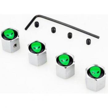 4 x Anti-Theft Tire Valve Stem Caps