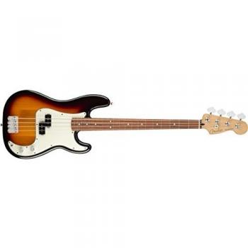 Fender Player Precision Electric Bass Guitar, Pau Ferro, 3-Color Sunburst