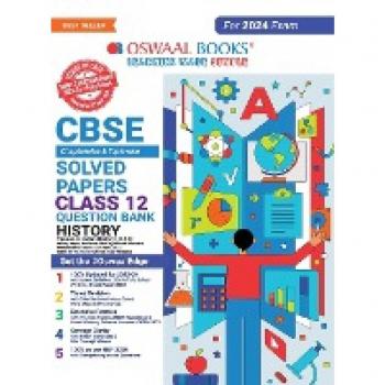 Oswaal CBSE Chapterwise Solved Papers 2023-2014 History Class 12th (2024 Exam)