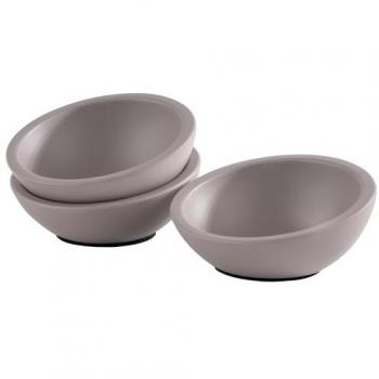 Set de 3 bols en béton ELEMENT, 0,05 litre, couleur grise