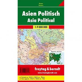 Asien Wandkarte 1:9 Mio. Poster freytag & berndt