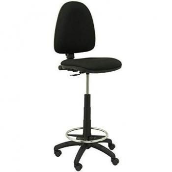 T13CPARAN840 Taburete Alarcón árán negro PIQUERAS Y CRESPO