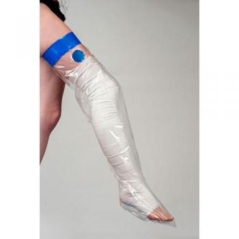 Bein‑Duschfolie 110 x 40 cm – 5 Stück (Illa)