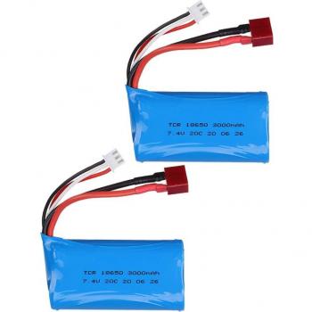 Module LiPo 18650 7,4 V 3000 mAh – 2S pour voitures RC