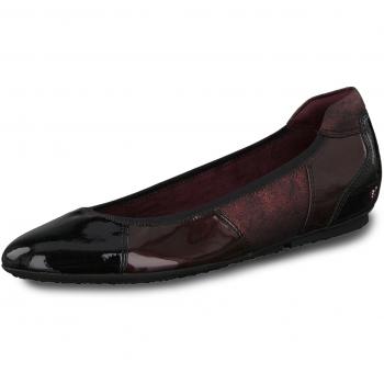 Glamour Ballerina von Tamaris – Bordeaux Metallic (39)