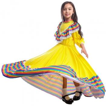 Girls Carnival Flamenco Dress