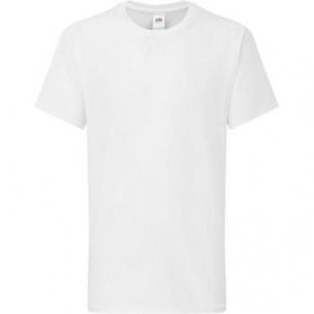 Camiseta Blanca Iconic 195 para Niños de Fruit of the Loom