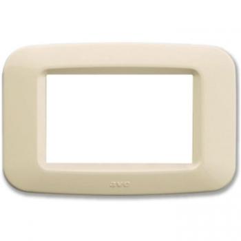 Placca Ave In Tecnopolimero Bianco 45Py03Bp Yes 45 3 Moduli Blanc