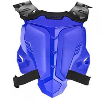 Acerbis Linear Roost Protector Pettorina Moto Cross Enduro Nero Blu Taglia Unica