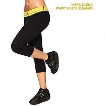 ThermoWaist Sauna Compression Cropped Leggings