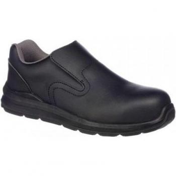 Portwest Adult CompositeLite Slip-On Safety Shoe – 12 UK, Black