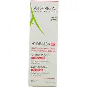 Crema Hidratante A-Derma Hydralba con SPF20 40ml