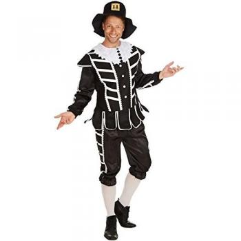 Tectake Men's Dark Musketeer Costume – Large
