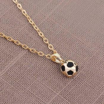 Men's Football Pendant Necklace