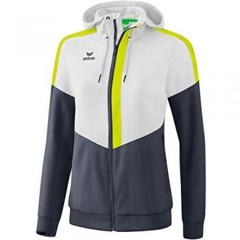 Erima Kapuzenjacke Damen Squad Weiß 34