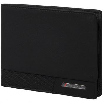 Schwarzes Herrenportemonnaie Samsonite Pro-DLX 6 Querformat