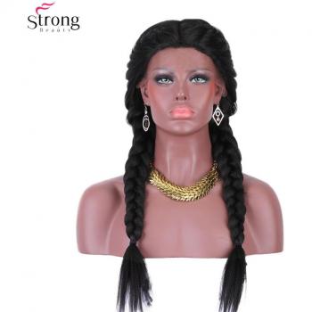 StrongBeauty Frontales de Encaje Negro