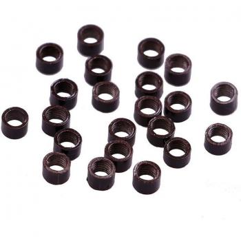 500 Pcs Lined Beads Silicone Micro Rings 4.5mm for Hair Extensions