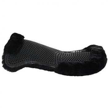 Acavallo Gelpad mit Rückenunterstützung und Schaffell