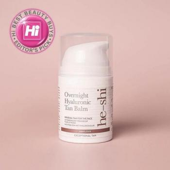 Crema Bronceadora Hialurónica de Noche He-Shi 50ml