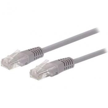 C-TECH ethernetový kabel Cat5e, UTP, šedý, 10m