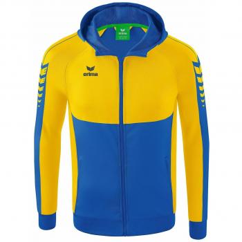 Trainingsjacke mit Kapuze für Kinder Erima Six Wings Bleu 10 Jahre male