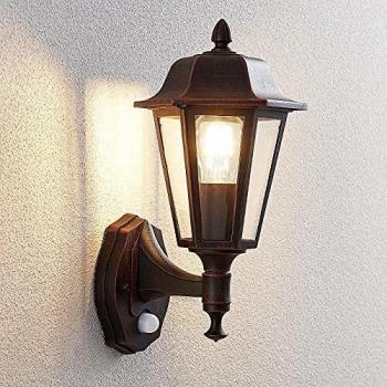 Applique da esterni 'Noor' dimmerabile con sensore di movimento colore Nero