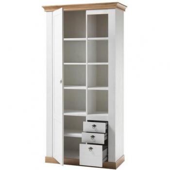 Landhaus Vitrinenschrank Hemsby 102 x 204 cm