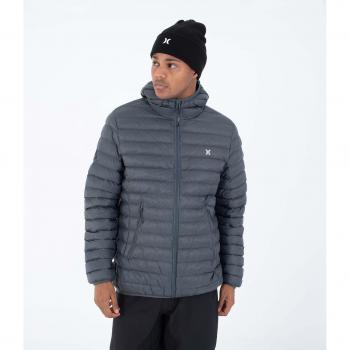 Puffer Gris Hurley Campbell – Chaqueta Casual