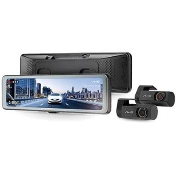 Mio R860WD Dual Dashcam – HDR Spiegel, Wi‑Fi, GPS, Achterruit + Flitspaal, Trajectcontrole