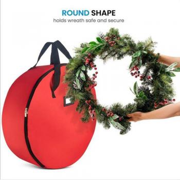 Heavy Duty Christmas Wreath Storage Bag