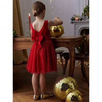 Mädchen Weihnachtszauber Kleid