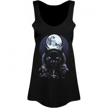 Requiem Collective Women's The Bewitching Hour Floaty Tank Large (UK Black)