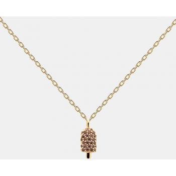 Collar de plata dorada Pdpaola CO01-235-U