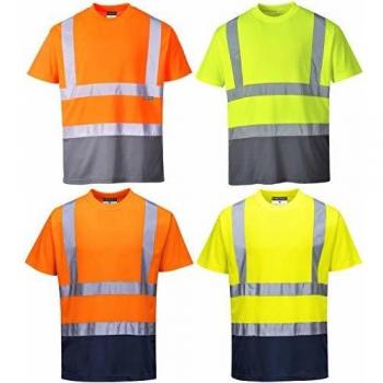 T-shirt Portwest Bicolore Orange et Marine XXL