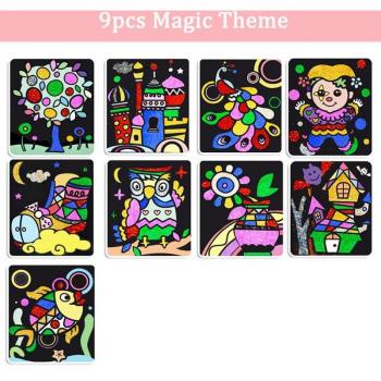 Colorful DIY Painting Transfer Stickers for Kids (9/12/15/20 pcs)