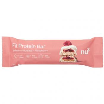 FitBar Nu3 White Chocolate con Fragola 55g