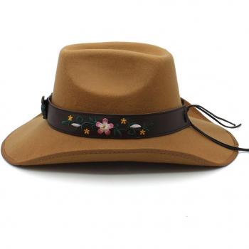 Classic Retro Wool Western Cowboy Hat