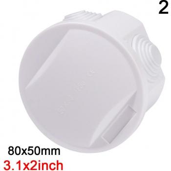 Caja de control eléctrico impermeable IP65, plástico ABS, 1 unidad