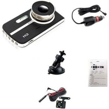 DVR Dash Cam 4K (1080p) con Visión Nocturna y Sensor de Impacto
