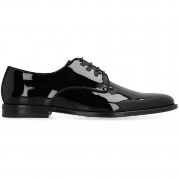 Dolce & Gabbana Men's Raffaello Patent Leather Derby Shoes