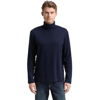 Herren Langarmshirt TOM TAILOR, Regular Fit, Rollkragen, XL