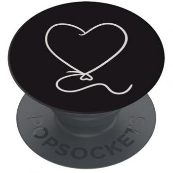 Supporto Intercambiabile Palloncino a Cuore Nero