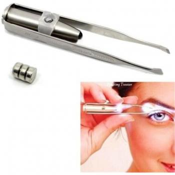 LED Eyelash Removal Tweezer