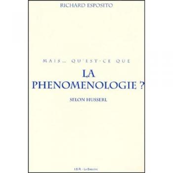 Richard Esposito Mais Qu'Est-Ce Que La Phénoménologie? Selon Husserl