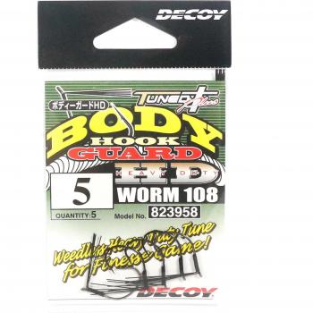 Decoy Wurm 108 Body Guard HD Wacky Rig Haken Größe 5