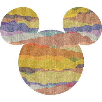 Mickey Head Vista Fototapete, selbstklebend, 125 x 125 cm